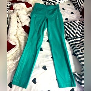 Lululemon Leggings 25” Color Thermal Green (Dark Teal Color) size 2